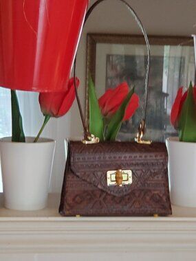 🐎 Equestrian‑Inspired micro handbag 7.5x5x2 inches